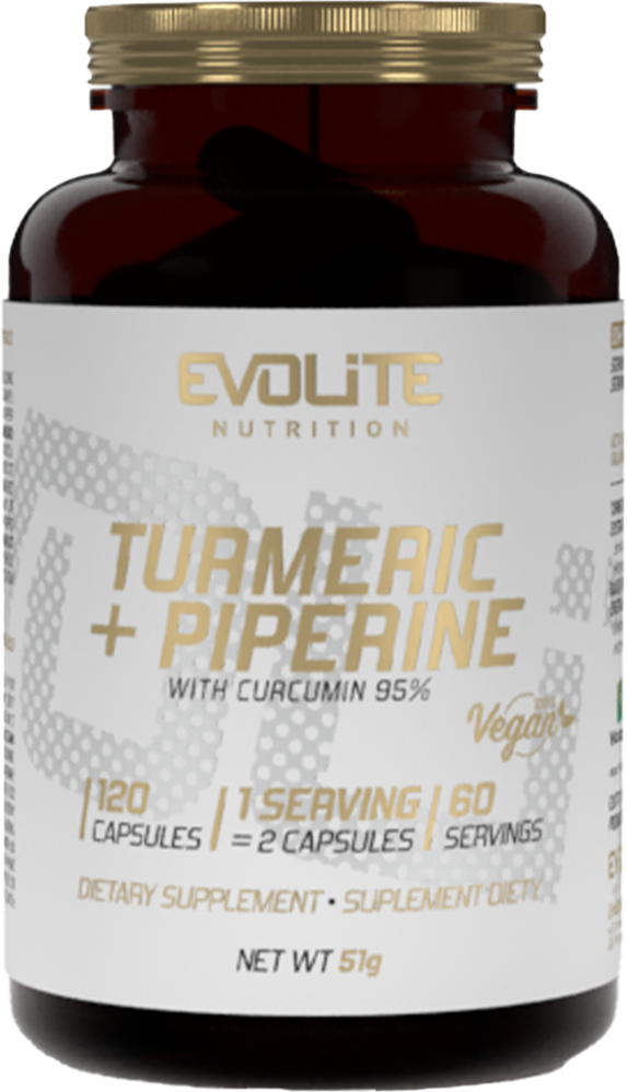 Evolite Turmeric + Piperine 95% - 120 caps
