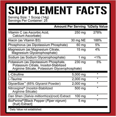 5% Nutrition Full As F*ck - 375 g Blueberry Lemonade