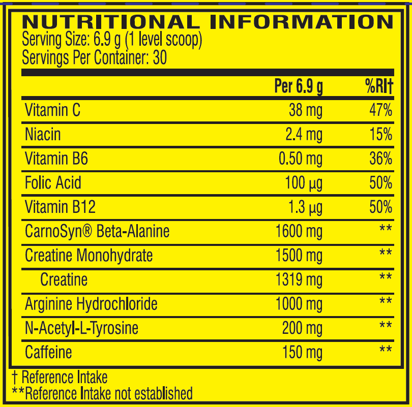 C4 Pre-workout - 30 servings Sour Batch Bros