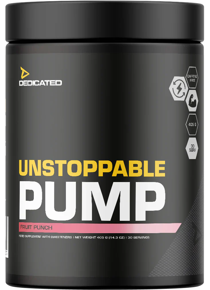 Dedicated Nutrition Unstoppable Pump - 405 g Fruit Punch