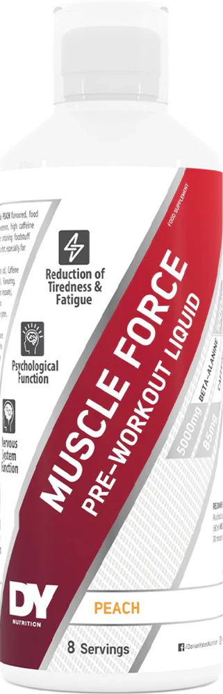 Dorian Yates Nutrition Muscle Force PWO Liquid - 500 ml Orange