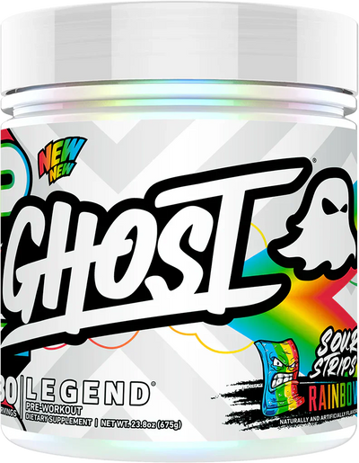 Ghost Legend V4 - 30 servings Sour Strips Rainbow Candy