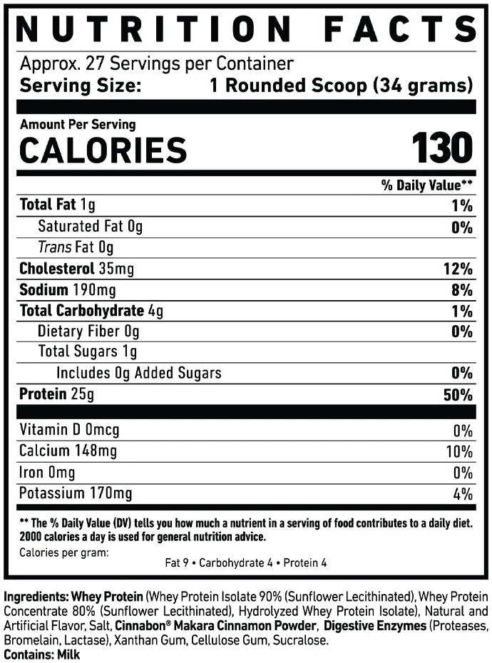 Ghost Whey - 26 servings Cereal Milk