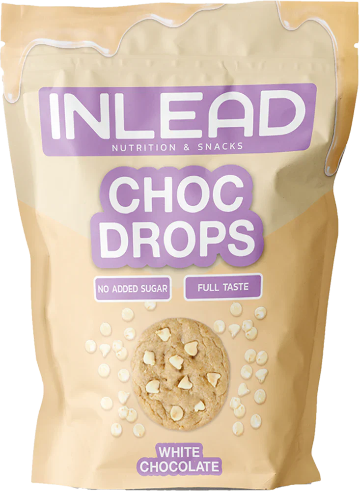Inlead Choc Drops - 150 g White chocolate