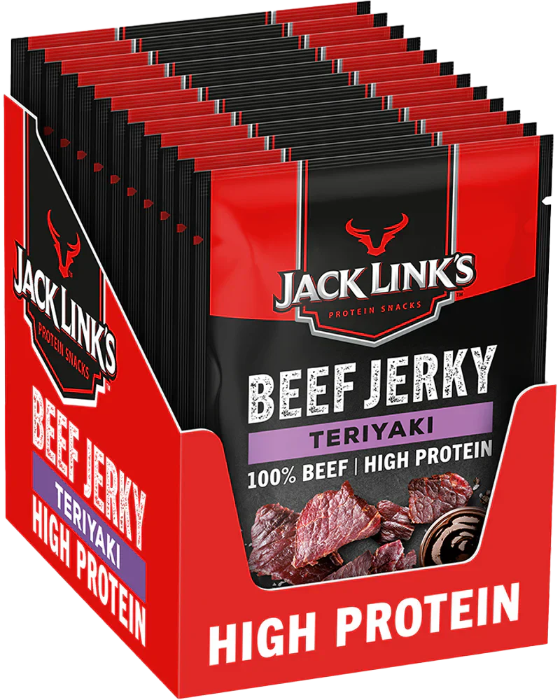 Jack Link's Beef Jerky - 12 x 25 g Teriyaki