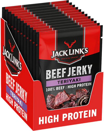 Jack Link's Beef Jerky - 12 x 60 g Teriyaki