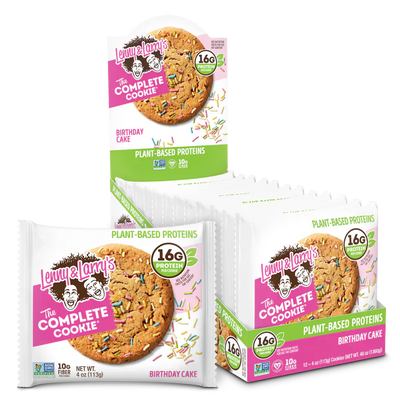 Lenny & Larry's The Complete Cookie - 12 x 113 g Birthday Cake