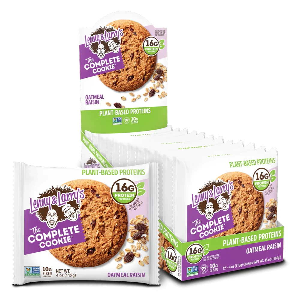 Lenny & Larry's The Complete Cookie - 12 x 113 g Oatmeal Raisin