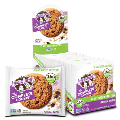 Lenny & Larry's The Complete Cookie - 12 x 113 g Oatmeal Raisin