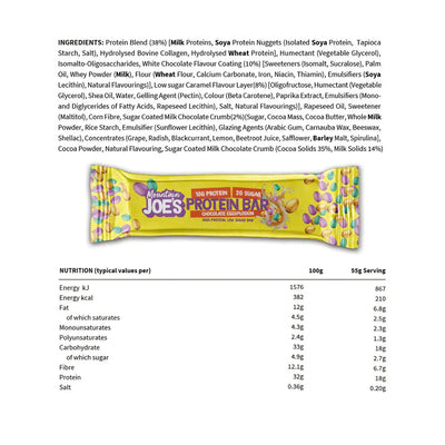 Mountain Joe's Protein Bar - 12 x 55 g Chocolate Eggsplosion