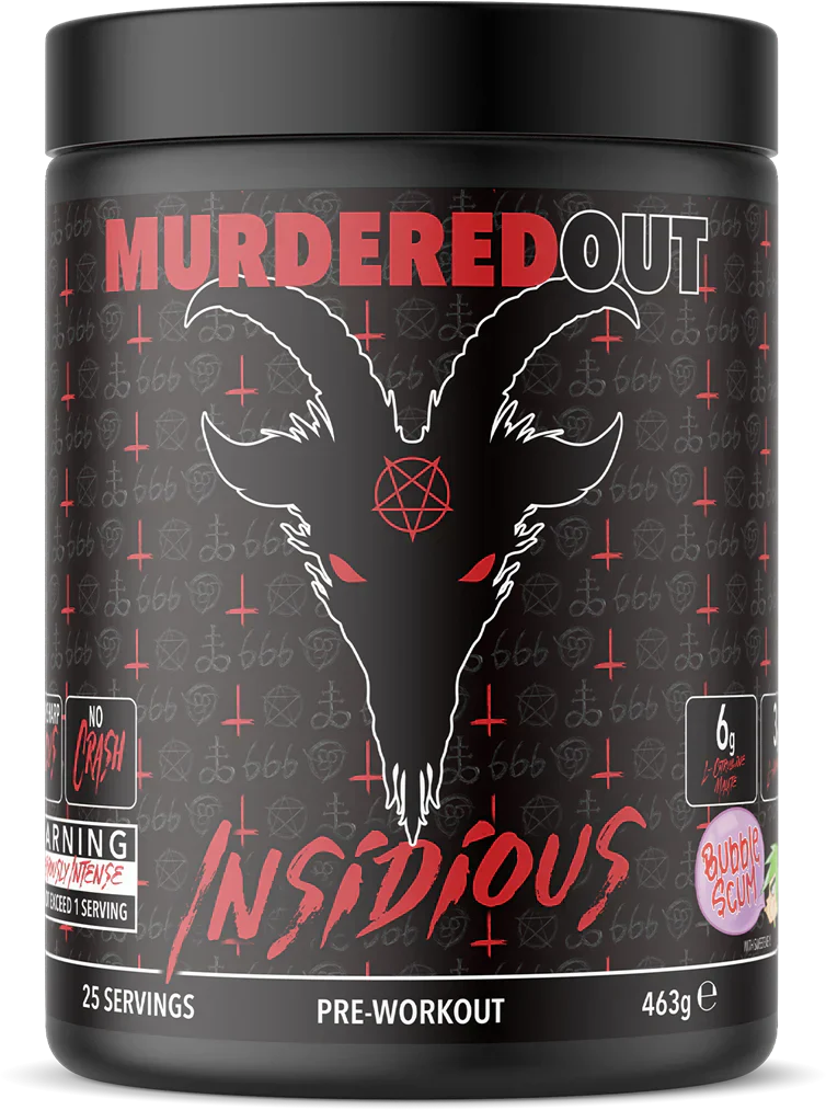 Murdered Out Insidious Pre-Workout - 463 g Bubblescum