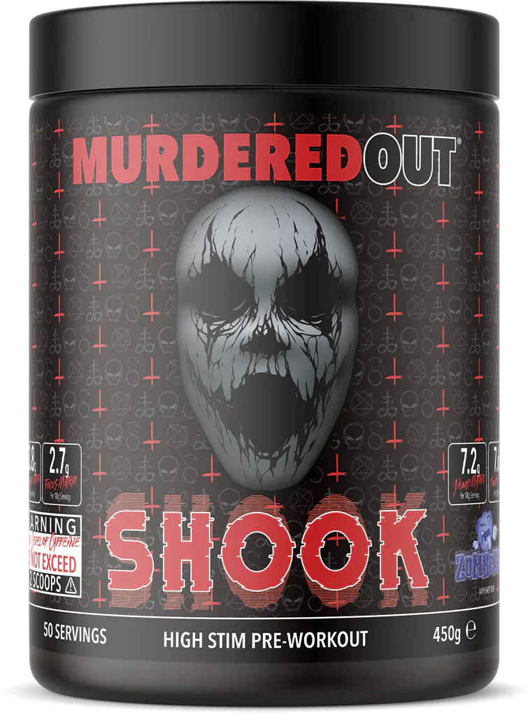 Murdered Out SHOOK Pre-Workout - 450 g Zomberry