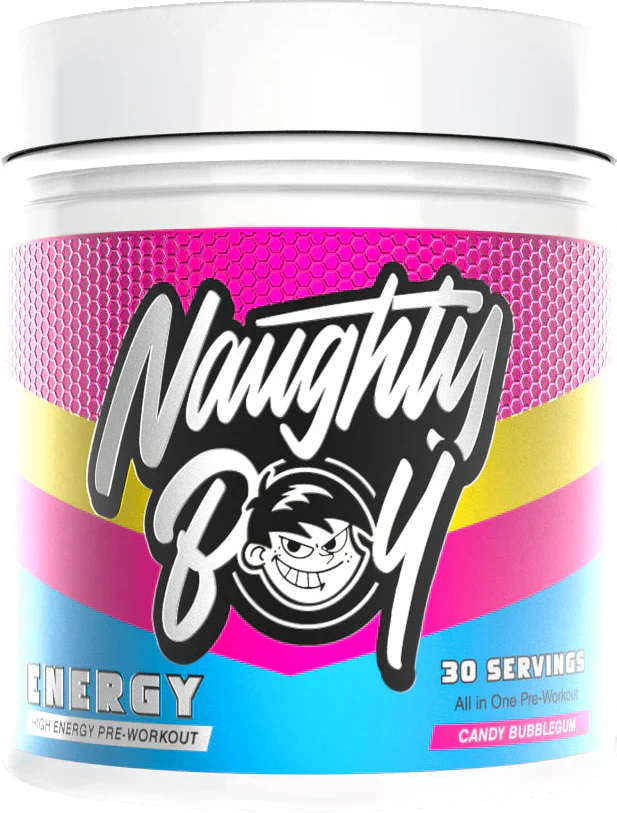 Naughty Boy Energy Pre-Workout - 390 g Candy Bubblegum