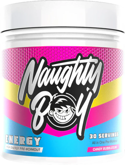 Naughty Boy Energy Pre-Workout - 390 g Candy Bubblegum