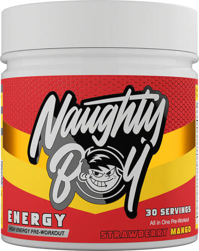 Naughty Boy Energy Pre-Workout - 390 g Strawberry Mango