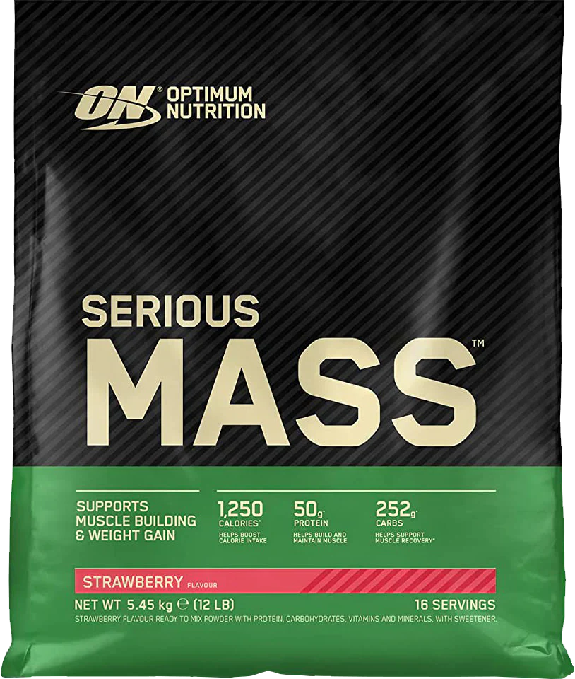 Optimum Nutrition Serious Mass - 5450 g Strawberry