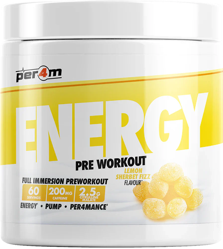 PER4M Energy Pre-workout - 390 g Lemon Sherbet Fizz
