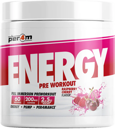 PER4M Energy Pre-workout - 390 g Raspberry Cherry