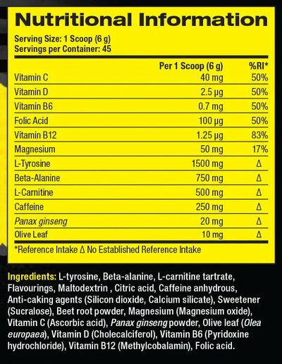 PharmaFreak Ripped Freak Pre-workout Blue Raspberry