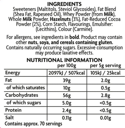 The Skinny Food Co Low Sugar Spread - 350 g Salted Caramel