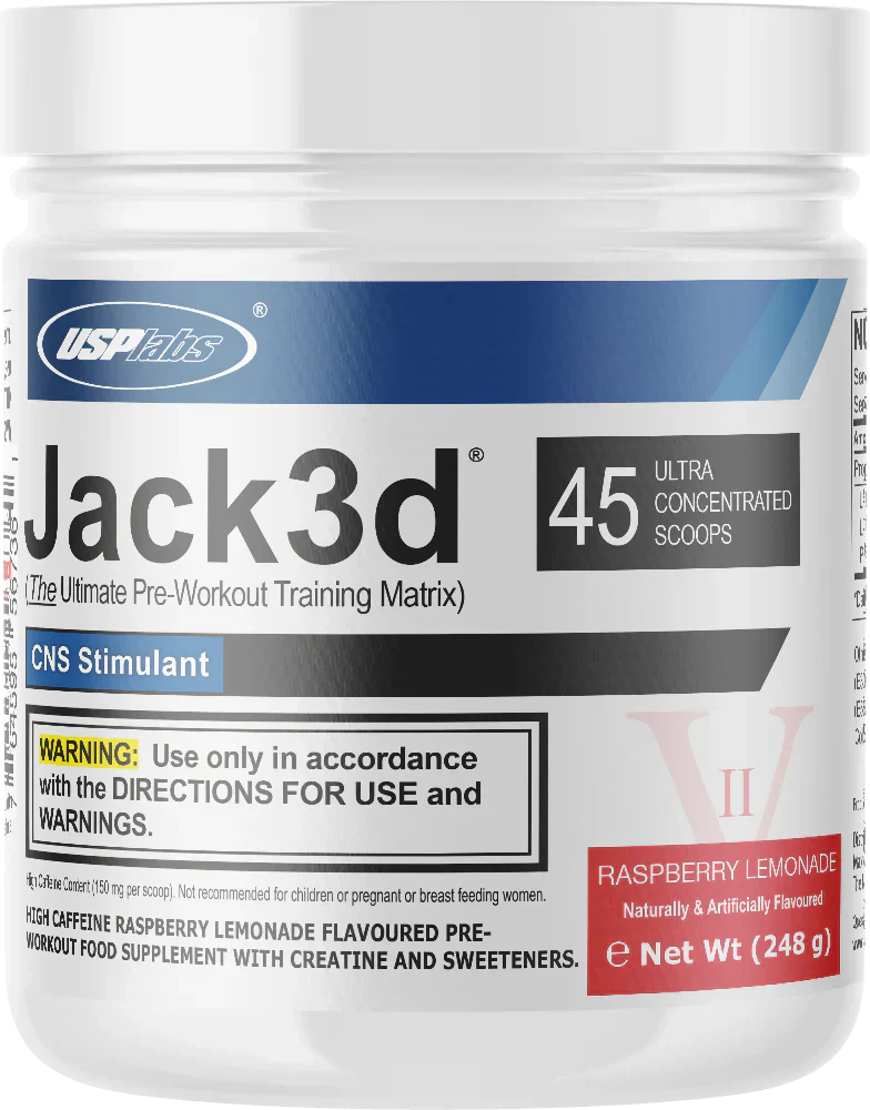 Jack3d Advanced Pre-workout Raspberry Lemonade
