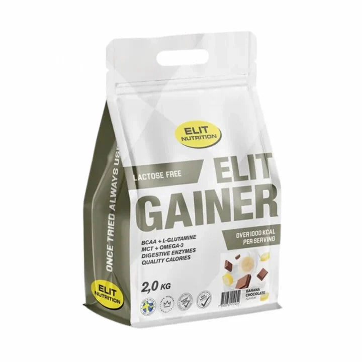 ELIT GAINER - Lactose free, 2000 g, Banana Chocolate