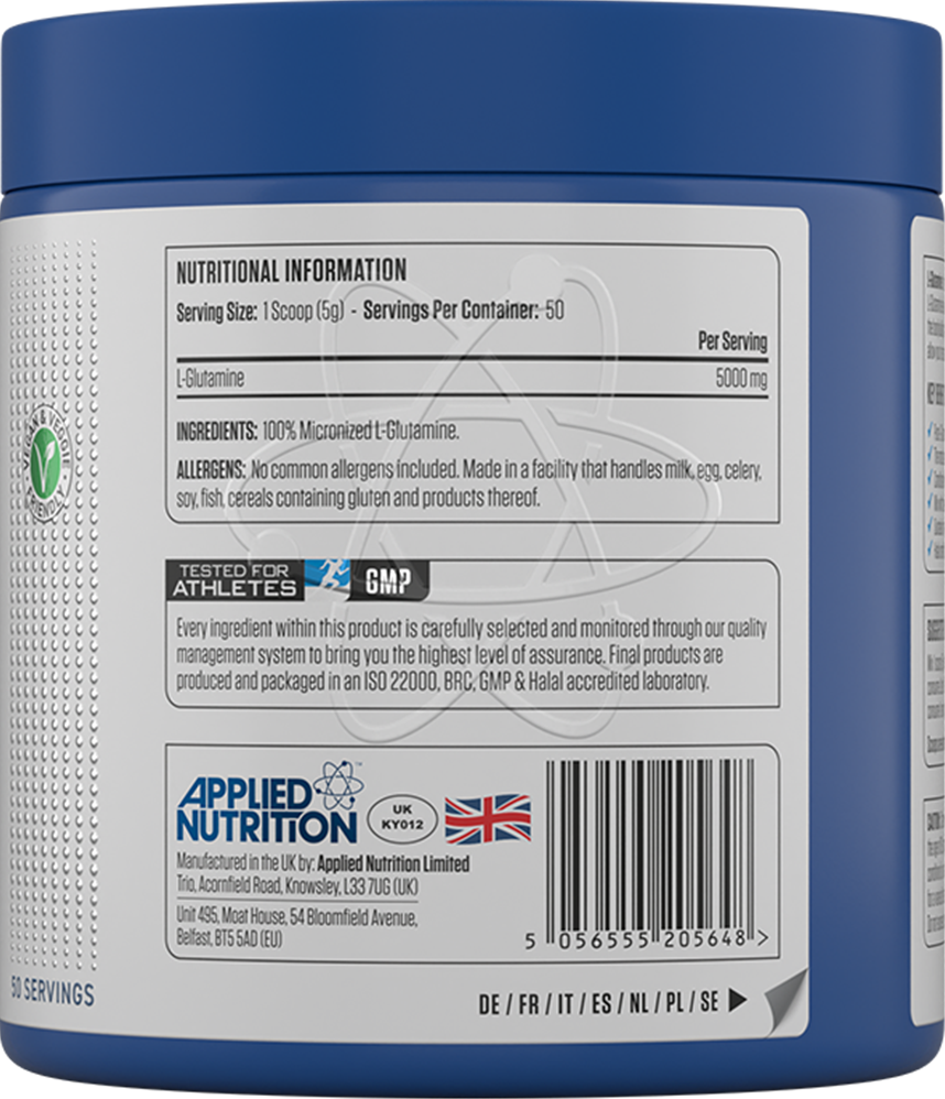 Applied Nutrition L-Glutamine Powder - 250 g