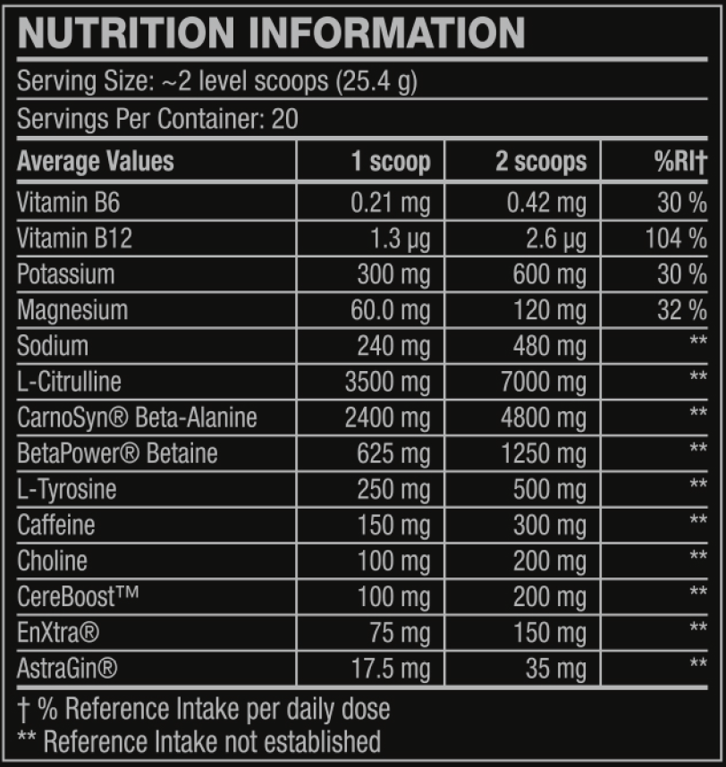 C4 Ultimate Performance - 20 servings Cosmic Rainbow