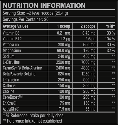 C4 Ultimate Performance - 20 servings Lemon Twist
