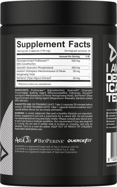 Dedicated Nutrition Epi-Bol - 60 caps