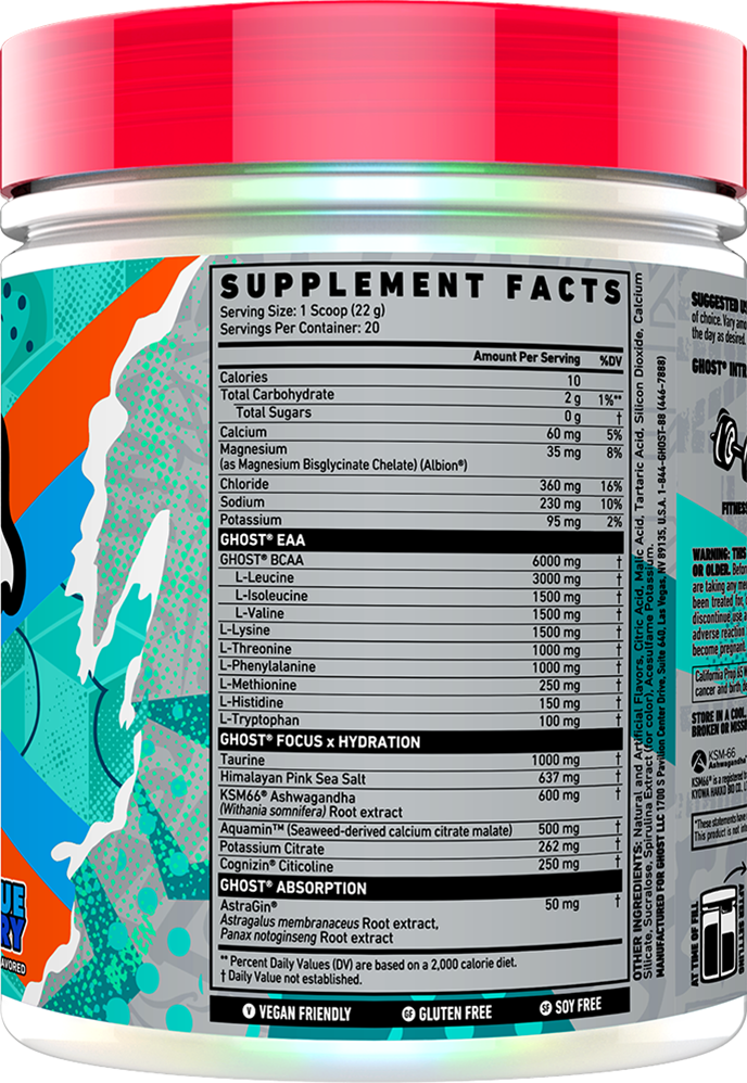 Ghost Intra - 20 servings Blue Raspberry