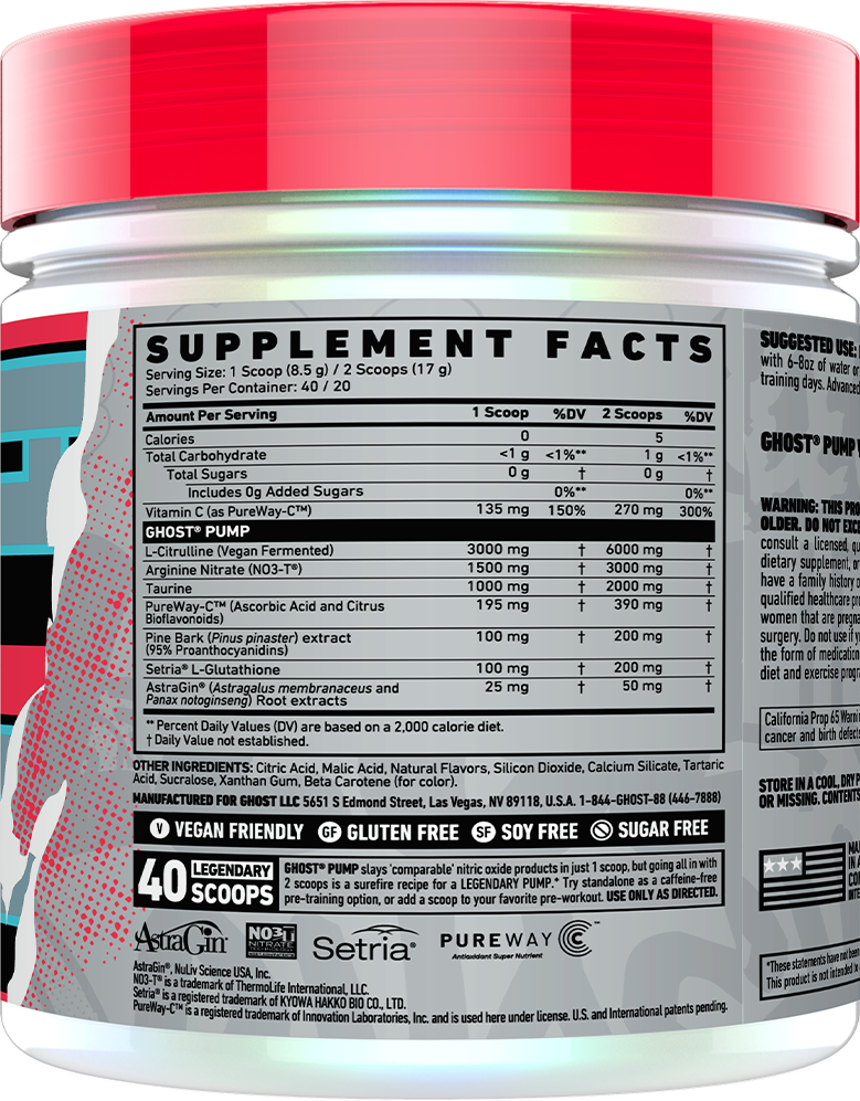 Ghost Pump - 40 servings Peach