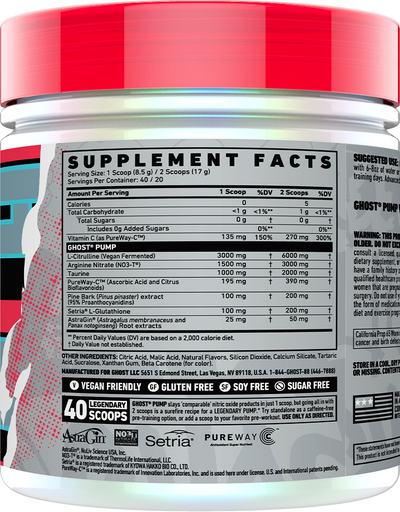 Ghost Pump - 40 servings Peach