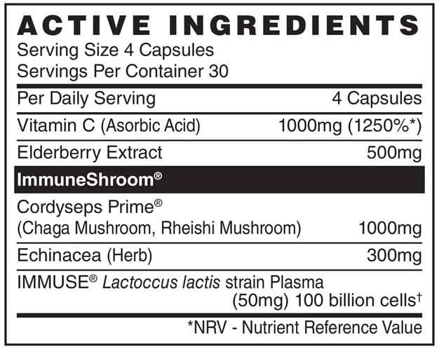 Naughty Boy Winter Soldier ImmuneShroom - 120 caps