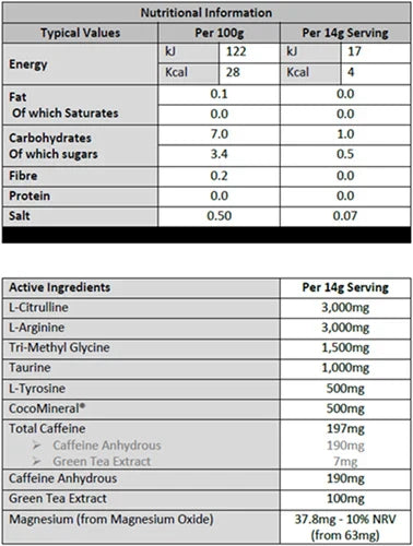 Muscle Moose Pre-Workout Zero Itch Formula - 20 servings Cloudy Lemonade
