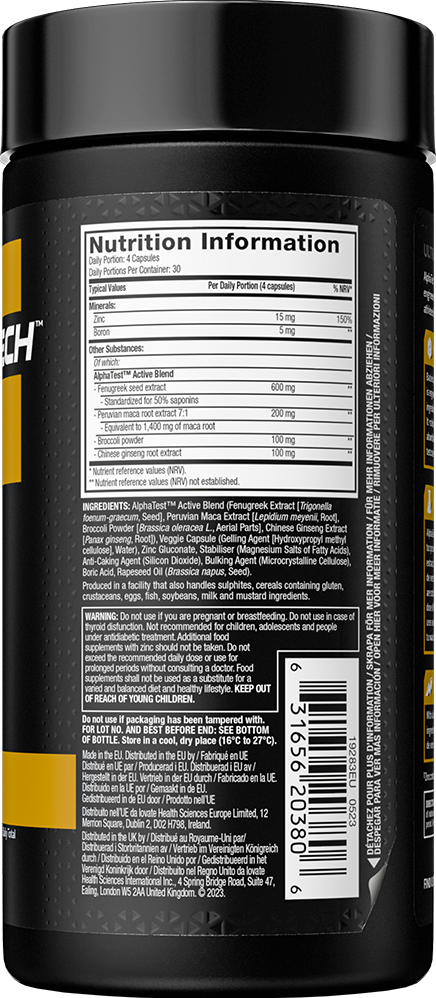 MuscleTech Alphatest - 120 caps