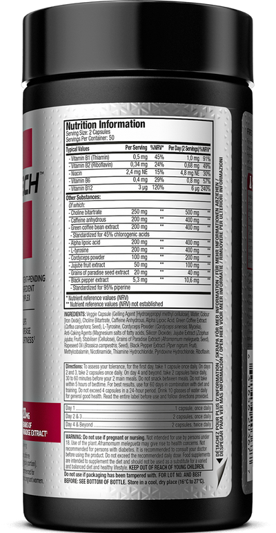 MuscleTech Hydroxycut Hardcore Super Elite - 100 caps