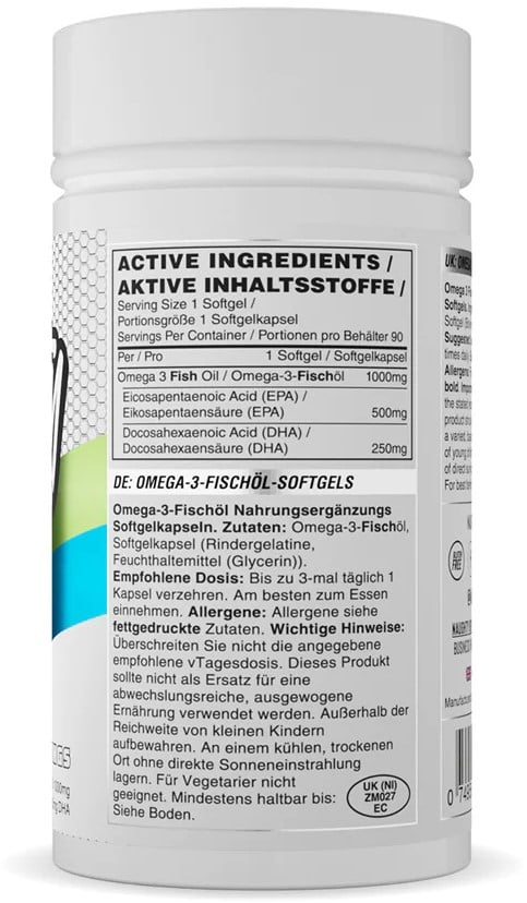 Naughty Boy Omega 1000 mg - 90 softgels