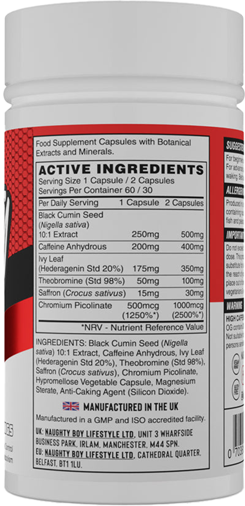 Naughty Boy Shred OG - 60 caps