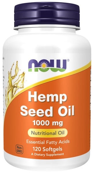 NOW Foods NOW1799 Hemp Seed Oil 1000 mg - 120 softgels