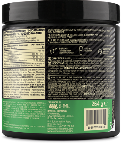 Optimum Nutrition Electrolyte Powder - 264 g Forest Berries