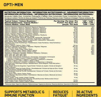 Optimum Nutrition Opti-Men 90 tabs