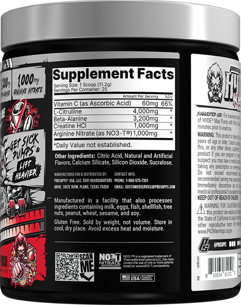 ProSupps Hyde Max Pump - 280 g Fruit Punch