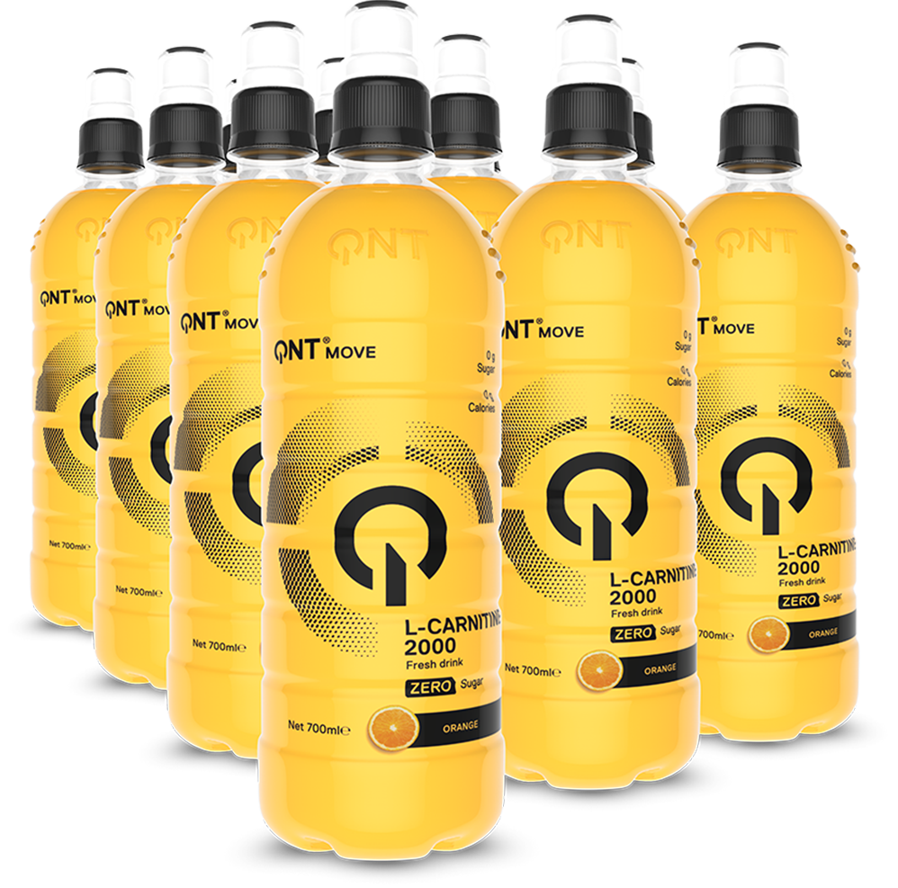 QNT L-Carnitine 2000 mg - 12 x 700 ml Orange