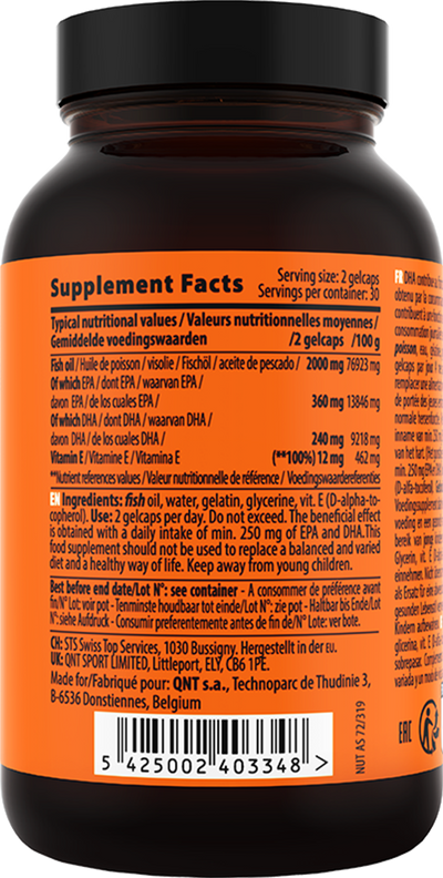 QNT Omega 3 - 60 gel caps