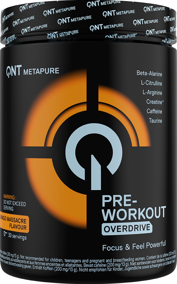 QNT Pre-Workout Overdrive - 390 g Mango Massacre