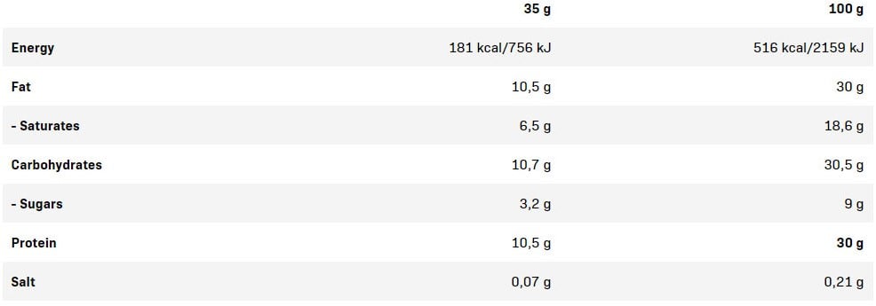 QNT Vegan Protein Wafer - 12 x 35 g - Hazelnut