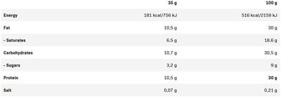 QNT Vegan Protein Wafer - 12 x 35 g - Hazelnut