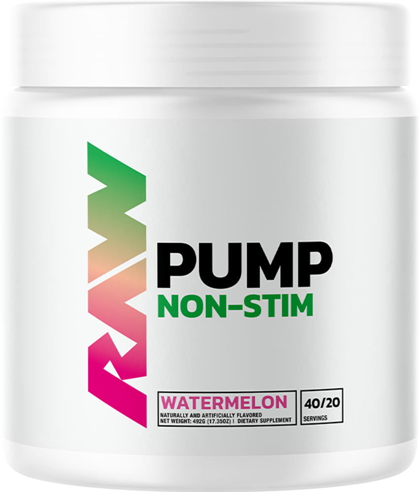 RAW Pump Non-Stim Pre-Workout - 40 servings Watermelon