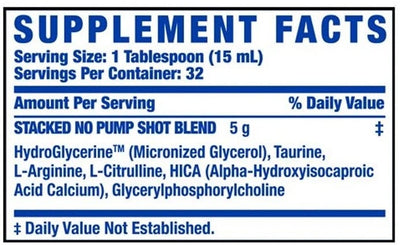RCSS Stacked-NO Pump Shot Unicorn Juice
